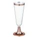 Champagne Glazen Metallic Rose Goud