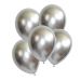 Chroom Ballonnen Zilver (10 stuks)
