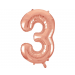 HELIUM Fballon 3 Roségoud XL (alleen afhalen)