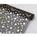 Decoratiestof Dots Zwart & Goud (5m)
