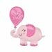 Folieballon Baby Girl Olifant (78cm)