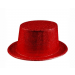 Feesthoed Glitter Rood