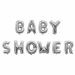 Folieballon Babyshower Zilver