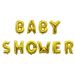 Folieballon Babyshower Goud