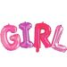 Folieballon 'Girl' Gekleurd (40cm)