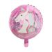 Folieballon Unicorn Happy Birthday Roze