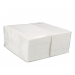 Gevouwen Servetten Wit (75st)