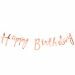'Happy Birthday' Garland Goud