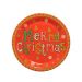 Bordjes Merry Christmas Groen/Rood 18cm 