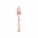 Plastic Dessertvorken Metallic Roségoud (12st)