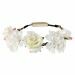 Haarband Bloemen Wit