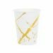 Kartonnen Bekers Marble Goud