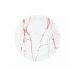 Kartonnen Bordjes Marble Roségoud 18cm (20st)
