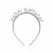 Diadeem HAPPY BIRTHDAY Zilver