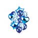 Ballonnentros Set Blauw (14st)
