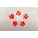 Deco Stoffen Bloem Rood