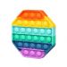 Pop It Fidget Regenboog Achthoek