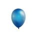 Mini Metallic Ballonnen Donkerblauw - 11cm - 20 stuks
