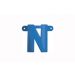 Letterslinger N Blauw