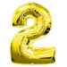 Folie Ballon 2 Goud 43cm
