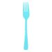 Plastic vork blauw