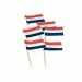 Vlagprikkers Nederlandse Vlag - 50 stuks