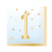Servetten 1st Birthday Blauw (16st)