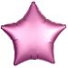 Folieballon Ster Matte Roze