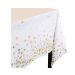 Tafelkleed Metallic Wit - Gouden Sterren