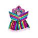 Vlinder Vleugels set met tutu Regenboog (3dlg)