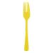 Plastic Vorken Geel (20st)