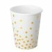 Bekers Gold Dots  Wit