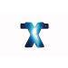 Letterslinger X Blauw