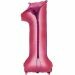 HELIUM Fballon 1 Roze XL (alleen afhalen)