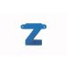 Letterslinger Z Blauw