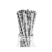 Rietjes Metallic Zilver (12st)