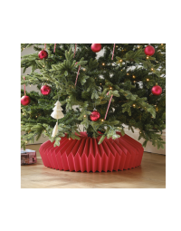 Kerstboomrok Honeycomb Rood Ginger Ray