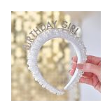 Haarband Birthday Girl met Parels Ginger Ray 