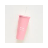 Herbruikbare Team Bride Beker met rietje Roze Ginger Ray