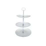 Etagere 3-laags Transparant