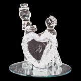 Kristallen Liefdespaar Zilver