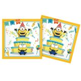Servetten Minions 33x33cm (20st)