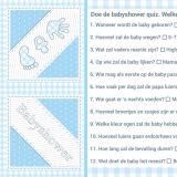 Servetten 'Babyshower' Blauw