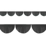 Slinger Fringe Zwart