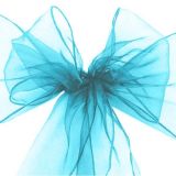 Stoel Sjerp Organza Blauw