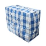 Big Shopper Geruit L Blauw