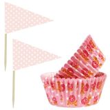Cupcake Set Roze Ø11cm