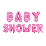 Folie Ballon Babyshower Roze