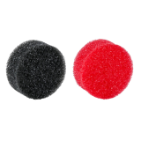 Schuurspons Zwart & Rood Dirt Devil - 2 stuks 