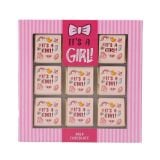 Doosje Napolitain Chocolade It's a Girl (9st) 